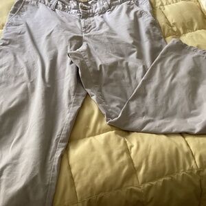 Gap gray chinos. Wider leg 14R like new..